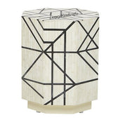 Full Bone Inlay Geometric Side Table 2